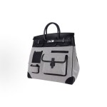 HERMES Birkin 40 silver buckle gold handbag 40 Women\'s grey